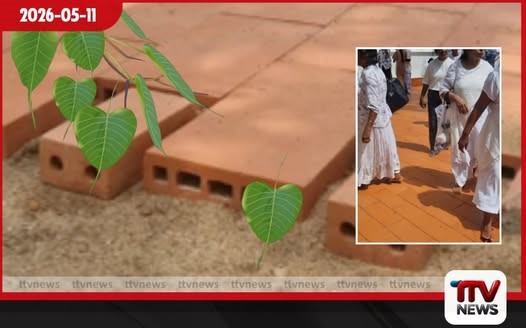 ජය ශ්රී මහා බෝධීය අවට භුමියේ අතුරා ඇති ගල් බෝධිඔන් වහන්සේට හානියක්: