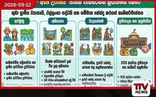 වාරි මහිම – අපේ උරුමය ජාතික වැඩසටහන ක්රියාත්මක කිරීමට කැබිනට් අනුමැතිය