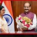 අමාත්ය සරෝජා පෝල්රාජ් ඇතුළු ශ්රී ලංකා නියෝජිත පිරිසක් ඉන්දීය කතානායකවරයා හමුවෙති