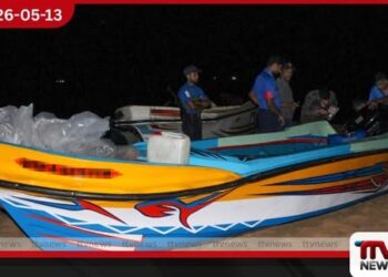 කල්පිටිය මුහුද මැද මහා පරිමාණ ජාවාරමක්  නාවික හමුදා දැලට හසුවේ තරුණයන් දෙදෙනෙකු සමඟ  අත්අඩංගුවට ගත් තොගය මෙන්න