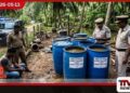 පානදුරේදී නීතිවිරෝධී මත්පැන්  පෙරීමට යොදාගන්නා  ගෝඩා ලීටර් 1025ක්  සමඟ සැකකරුවෙකු අත්අඩංගුවට
