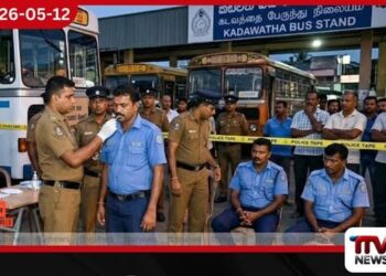 මත් වී බස් ධාවනය කළ  රියදුරන් සහ සහායකයින්  හත්දෙනෙක් කඩවතදී කොටු වෙති