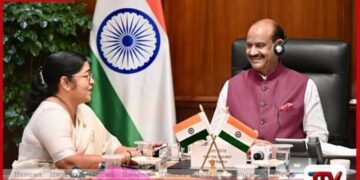 ශ්‍රී ලංකා කාන්තා හා ළමා කටයුතු  අමාත්‍යවරිය  ඉන්දීය ලෝක් සභා  කථානායකවරයා හමුවෙයි