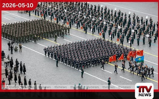 උතුරු කොරියානු සෙබළුන්ගේ සහභාගිත්වයෙන් රුසියාවේ 81 වන විජයග්රහණ සැමරුම මොස්කව්හිදී