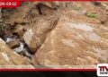 අරනායක අම්බලකන්ද මාර්ගයේ  නාගුනා ඇල්ල  පාලමට ගලක් පෙරළී  අවදානම් තත්වයක්