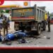 මොරගහහේන කුඹුක ප්‍රදේශයේදී  යතුරුපැදියක්  ටිපර් රථයක ගැටී  තරුණයෙකු මරුට