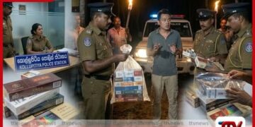 රුපියල් ලක්ෂ ගණනක් වටිනා  තීරුබදු රහිත විදේශීය දුම්වැටි සමඟ  චීන ජාතිකයෙක්  කොල්ලුපිටියේදී කොටු වෙයි