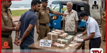 ත්රීරෝද රථ රියදුරෙකුට පහරදී රුපියල් 380,000ක් කොල්ලකෑ පොලිස් කොස්තාපල්වරුන් දෙදෙනෙකු කොටු වෙයි