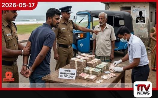 ත්රීරෝද රථ රියදුරෙකුට පහරදී රුපියල් 380,000ක් කොල්ලකෑ පොලිස් කොස්තාපල්වරුන් දෙදෙනෙකු කොටු වෙයි