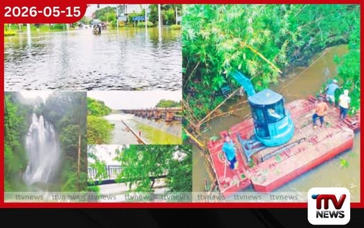 අධික වර්ෂාවෙන් දිවයින පුරා ආපදා