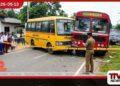 දික්වැල්ලේදී පාසල් බස් රථයක්  හා ලංගම බස් රථයක්  ගැටී අනතුරක්
