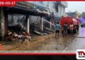 වැල්ලවාය නගරය කැළඹූ හදිසි ගින්න: විදුලි කාන්දුවකින් රෙදිපිළි කඩයක් ගිනි ගනිද්දී නගරවාසීන් එක්ව මහා විනාශයක් වළක්වයි