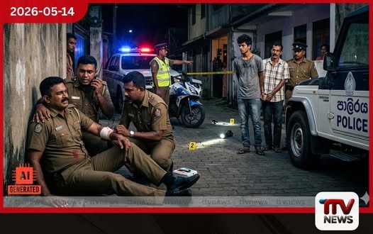 සැකකරුවන් අත්අඩංගුවට ගැනීමට ගිය නවගමුව පොලිසියේ නිලධාරියෙකුට පිහි ප්රහාරයක්