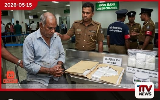 මිලියන 108ක කොකේන් සමඟ ඉන්දීය භූවිද්යාඥයෙක් කටුනායකදී දැලට කොටු වෙයි