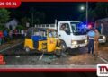 තලපතේගමදී ලොරි-ත්‍රිරෝද රථ  ගැටුමකින්  ත්‍රිරෝද රථ රියැදුරු  ජීවිතක්ෂයට