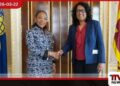 අගමැතිනී හරිනි  ලන්ඩන් නුවරදී  පොදුරාජ්‍ය මණ්ඩලීය මහලේකම්වරිය  හමුවෙයි