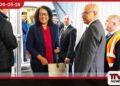 අගමැති හරිනි අමරසූරිය නිල සංචාරයක් සඳහා ලන්ඩන් වෙත හීත්‍රෝ ගුවන් තොටුපොළේදී උණුසුම් පිළිගැනීමක්