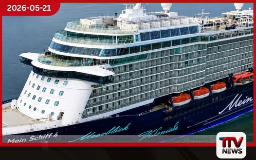 ලොව සුප්රකට Mein Schiff 6 සුඛෝපභෝගී මඟී නෞකාව ප්රථම වරට ලංකාවට සංචාරකයන් 2,380ක් රැගෙන කොළඹ වරායට සේන්දු වෙයි