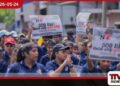 ජාතික තරුණ දිනය සැමරේ විෂ මත්ද්රව්යවලට එරෙහිව දසදහස් ගණනක් තරුණ තරුණියන් වීදි බසිති
