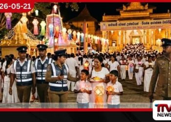 වෙසක් සතිය වෙනුවෙන්  ශ්‍රී ලංකා පොලිසියෙන්  විශේෂ ආරක්ෂක වැඩපිළිවෙළක්