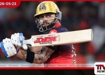 IPL පිටියේ උණුසුම් මුහුණුවරක් ට්‍රැවිස් හෙඩ් සමඟ  අතට අත දීම  විරාත් කෝලි ප්‍රතික්ෂේප කරයි