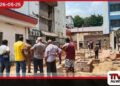 මහනුවර ගොඩනැගිල්ලක  කොටසක් කඩා වැටීමෙන්  කම්කරුවන් දෙදෙනෙකුට තුවාල
