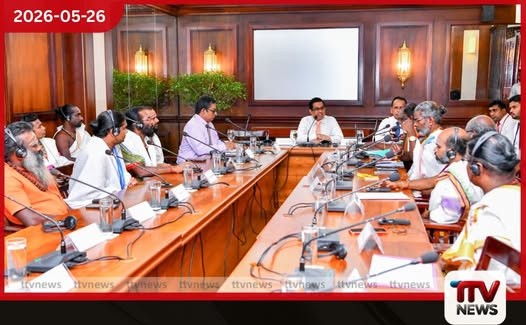 ශ්රී ලංකා කඳුරට හින්දු පූජක සංවිධානයේ නියෝජිතයින් සහ ජනාධිපති ලේකම්වරයා අතර හමුවක්