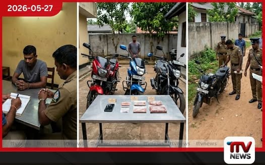 රැඳවුම් නියෝග මත සිටි සැකකරුගෙන් ප්රශ්න කිරීමේදී යතුරුපැදි කොල්ලකෑම් ඇතුළු අපරාධ රැසක තොරතුරු හෙළි වෙයි