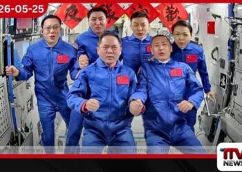 චීනයේ Shenzhou 23 ගගනගාමීන්  අභ්‍යවකාශ මධ්‍යස්ථානයට  සාර්ථකව පිවිසෙයි