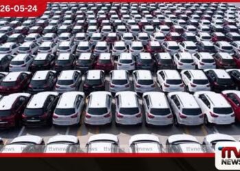 අප්‍රේල් මාසයේ  වාහන ලියාපදිංචිය  තියුණු ලෙස පහළට