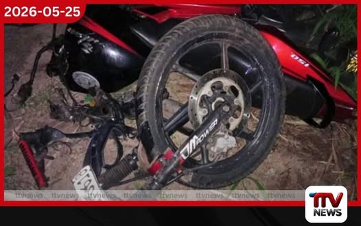 නාත්තන්ඩිය – මාදම්පේ මාර්ගයේ සිදුවූ රිය අනතුරකින් තරුණයෙකු ජීවිතක්ෂයට