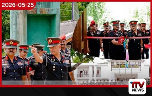 යුද්ධ හමුදාධිපති වන්නි ආරක්ෂක සේනා මූලස්ථානයේ නිල සංචාරයක