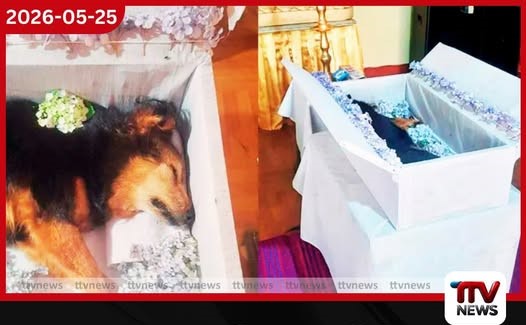 මල් ඇතිරූ මිනී පෙට්ටියකින් අවසන් ගමන් ගිය තලවකැලේ ශ්රී මහින්දාරාමයේ බ්ලැකීට්