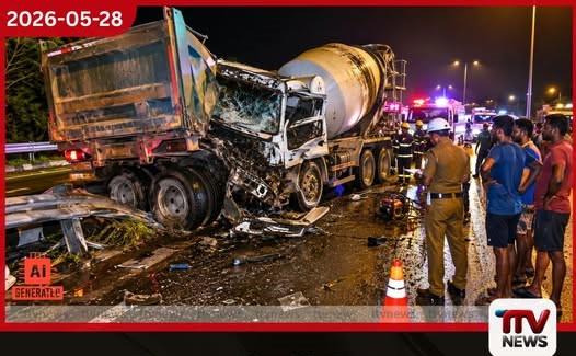 දක්ෂිණ අධිවේගී මාර්ගයේ සුරියවැව පිවිසුම අසල දරුණු රිය අනතුරක් තිදෙනෙකු රෝහලට