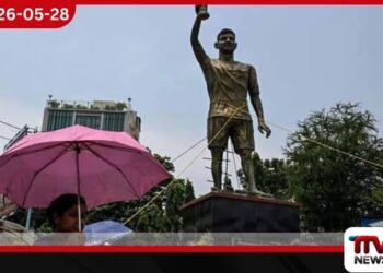 ඉන්දියාවේ කොල්කටාහි ඉදිකර ඇති ලයනල් මෙසීගේ යෝධ ප්රතිමාව ඉවත් කිරීමට පියවර