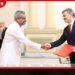 ජෝර්ජියාවේ නව ශ්රී ලංකා තානාපති නිලූක කදුරුගමුව ජනාධිපති මිකෙල් කවෙලෂ්විලි වෙත අක්තපත්ර පිළිගන්වයි