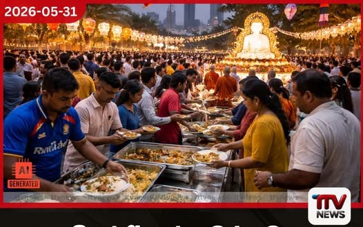 සෞදියේ රියාද් නුවර වෙසෙන ශ්රී ලාංකිකයන්ගෙන් ආගමික වතාවත් සහ දන්සල් සමඟින් අලංකාර වෙසක් සැමරුමක්