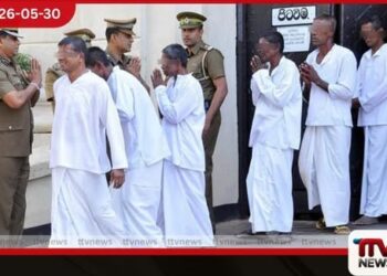වෙසක් පොහෝ දිනය නිමිත්තෙන්  සිරකරුවන් 61 දෙනෙකුට  ජනාධිපති සමාව