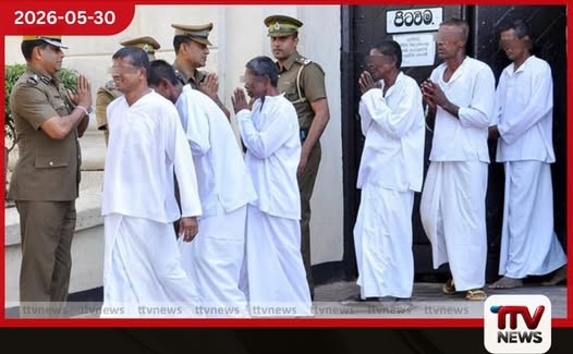 වෙසක් පොහෝ දිනය නිමිත්තෙන් සිරකරුවන් 61 දෙනෙකුට ජනාධිපති සමාව