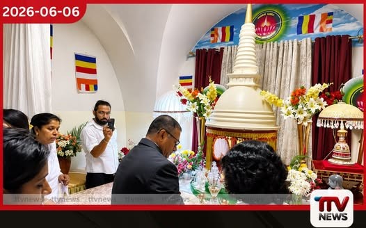 ලෙබනනයේ ක්රිස්තියානි දේවස්ථානයකදී ශ්රී ලාංකිකයන්ගෙන් ආදර්ශමත් වෙසක් උත්සවයක්