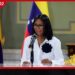 වෙනිසියුලාවේ  අන්තර්වාර ජනාධිපතිනි  ඉන්දියාවේ සංචාරයක