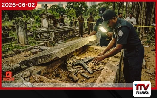 කොළඹ පොදු සුසාන භූමියකින් මෙරට නිෂ්පාදිත මිනි ඌෂි ගිනිඅවියක් හමුවෙයි