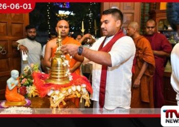සිරි ධම්මාරාම මහා විහාරස්ථානයේ පැවති පුණ්යෝත්සවය නාමල් රාජපක්ෂගේ සහභාගීත්වයෙන්