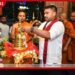 සිරි ධම්මාරාම මහා විහාරස්ථානයේ පැවති පුණ්යෝත්සවය නාමල් රාජපක්ෂගේ සහභාගීත්වයෙන්