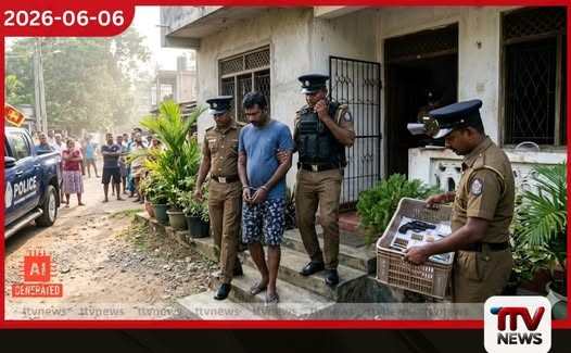 පානදුර කුරුප්පුමුල්ලේ නිවසකින් රිවෝල්වරයක්, ටී-56 උණ්ඩ 49ක් සහ අයිස් මත්ද්රව්ය සමඟ පුද්ගලයකු අත්අඩංගුවට