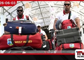 බටහිර ඉන්දීය කොදෙව් ක්‍රිකට් කණ්ඩායම  ශ්‍රී ලංකා සංචාරය සඳහා දිවයිනට පැමිණෙයි
