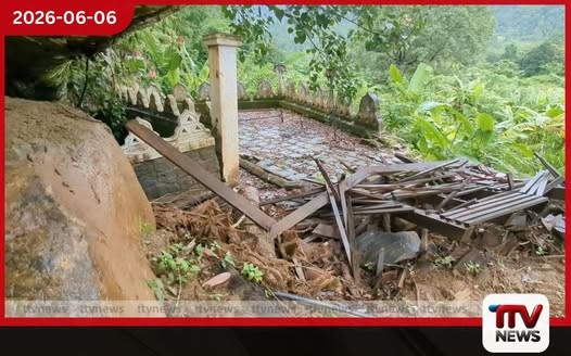 දිට්වා සුලි කුණාටුවෙන් හානි වූ කොත්මලේ නියම්ගම්දොර පුරාණ රජ මහා විහාරයේ ප්රතිසංස්කරණ කටයුතු ඇනහිටී
