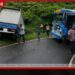 දෙණියාය – රත්නපුර පාරේ ලිස්සා ගිය ලොරි රථයක් පෙරළෙයි
