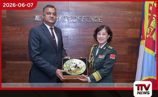 චීන නව ආරක්ෂක උපදේශක සහ ශ්රී ලංකා ආරක්ෂක ලේකම් අතර හමුවක්