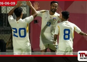 ශ්රී ලංකා පාපන්දු කණ්ඩායම FIFA ශ්රේණිගත කිරීම්වල 187 දක්වා ඉහළට
